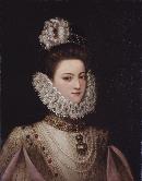after Alonso Sanchez Coello, Portrait of Infanta Isabella Clara Eugenia of Spain (age 19-22)