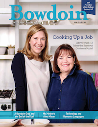 Winter 2015 Bowdoin Magazine cover