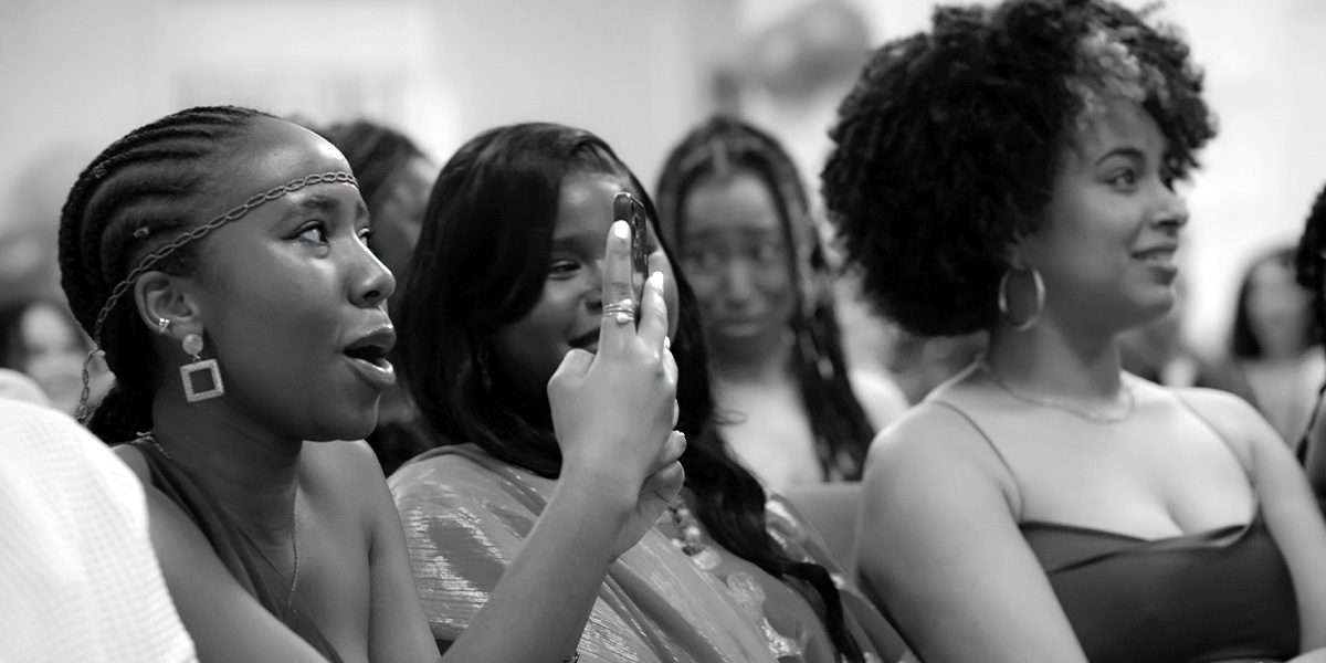 Bowdoin students celebrate an African wedding ceremony.