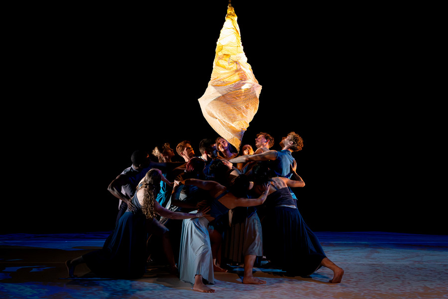 dancer image from 'chant', photograph by Lynn Lane